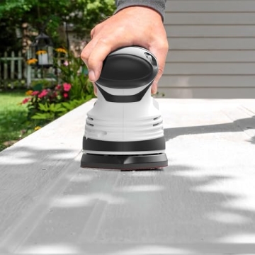 Bielmeier Electric Detail Sander with 12 Sandpapers for Efficient Sanding