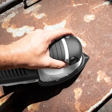 Bielmeier Electric Detail Sander with 12 Sandpapers for Efficient Sanding