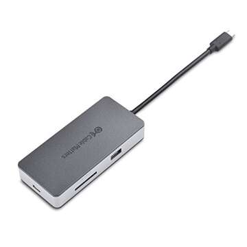 Cable Matters USB C Multiport Adapter (USB C Hub with HDMI 4K), SD Card Reader, USB 3.0, Gigabit Ethernet and 100W PD - USB-C and Thunderbolt 4 / USB4 / Thunderbolt 3 Port Compatible with MacBook Pro