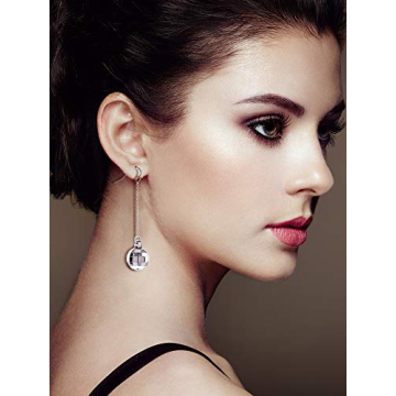 Lightweight Tatuo Disco Ball Earrings for Women - 4 Pairs
