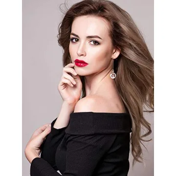 Lightweight Tatuo Disco Ball Earrings for Women - 4 Pairs