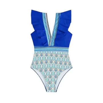 Stylish WDIRARA Women’s Tribal Print Bikini Swimwear