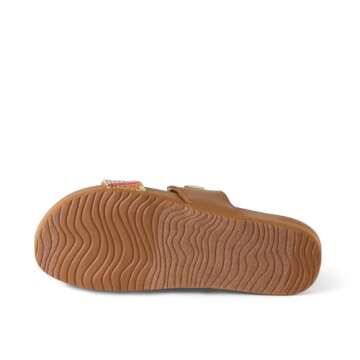 Soft Vegan Leather Slide Sandal for Everyday Comfort