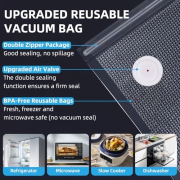 Compact Handheld Vacuum Sealer with 30 Bags Included
