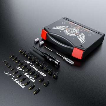 Professional Tactical Laser Boresighter Kit： Green Bore Sight with 30 Adapters - Multiple Calr Bor...