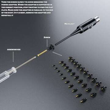Professional Tactical Laser Boresighter Kit： Green Bore Sight with 30 Adapters - Multiple Calr Bore Sighting Laser - .17 Cal to 12GA Rifle Pistol Bore sighter - Perfectly Choice for All Gun