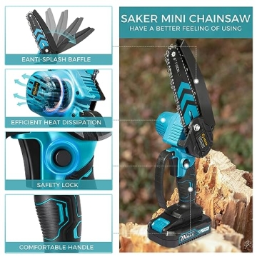Saker Mini Chainsaw for Effortless Yard Maintenance