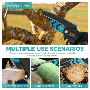Saker Mini Chainsaw for Effortless Yard Maintenance