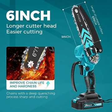 Saker Mini Chainsaw for Effortless Yard Maintenance