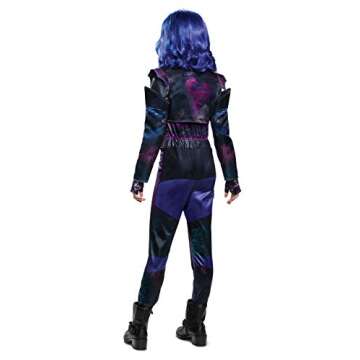 Disguise Disney Mal Descendants 3 Deluxe Girls' Costume Purple Small (Ize/4-6X)
