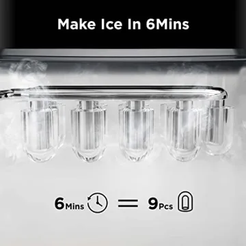 Silonn Ice Maker - 2L Capacity & Self-Cleaning Feature