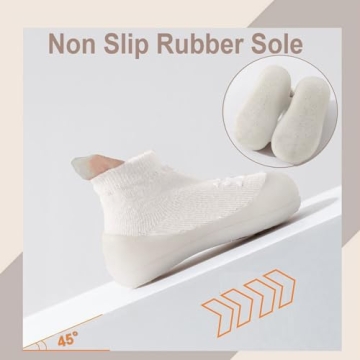 Hstyle Baby Sock Shoes for Toddlers - Safe & Stylish Walking Shoes