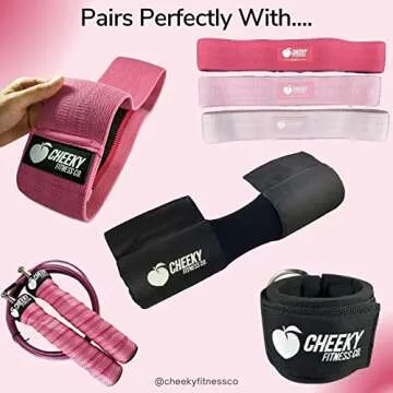 BFR Booty Bands for Women - Blood Flow Occlusion Straps for Butt and Legs Restriction Glute Training