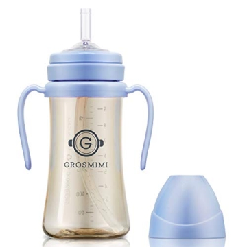 GROSMIMI Spill Proof Magic Sippy Cup - No Spill for Kids