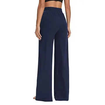 Sarin Mathews Yoga Pants - Wide Leg Comfy Joggers with Pockets