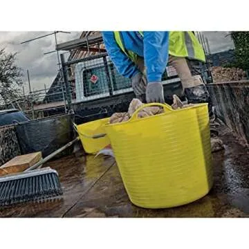 Gorilla Tubs Muck Buckets and Builders Tubs Yellow