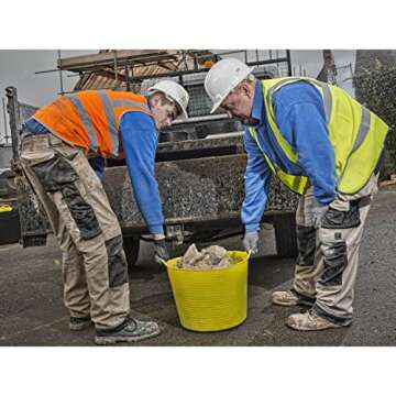 Gorilla Tubs Muck Buckets and Builders Tubs Yellow