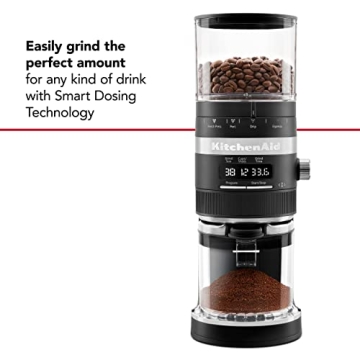 Stylish KitchenAid Burr Coffee Grinder - Quiet & Efficient
