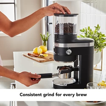 Stylish KitchenAid Burr Coffee Grinder - Quiet & Efficient