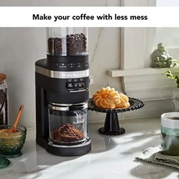 Stylish KitchenAid Burr Coffee Grinder - Quiet & Efficient