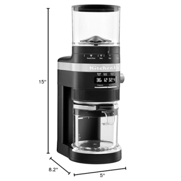 Stylish KitchenAid Burr Coffee Grinder - Quiet & Efficient