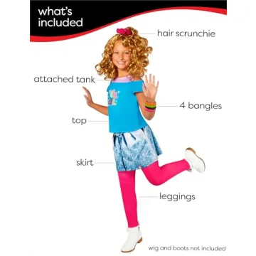 Courtney Moore 80's Costume Set for Girls by Rubies