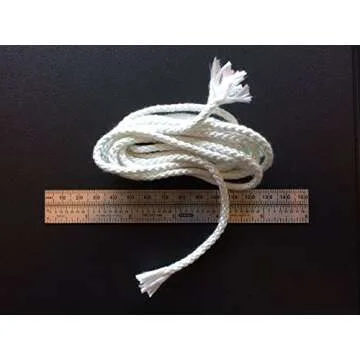 1/8" x 5' Wick It Up with US 1/8" Inch by 5' Feet Round Fiberglass Wick Kerosene Oil Lamps Lanterns Replacement Wicks Torch Wine Bottle Candle (18)