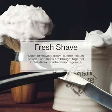 LITTLE TREES Air Fresheners Car Air Freshener. Hanging Tree Provides Long Lasting Scent for Auto or Home. Fresh Shave, 24 Air Fresheners