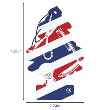 LITTLE TREES Air Fresheners Car Air Freshener. Hanging Tree Provides Long Lasting Scent for Auto or Home. Fresh Shave, 24 Air Fresheners