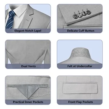 Cooper & Nelson Men's Slim Fit Suit - Stylish Design