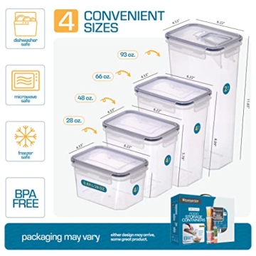 Storeganize 14pc Airtight Food Storage Containers with Lids