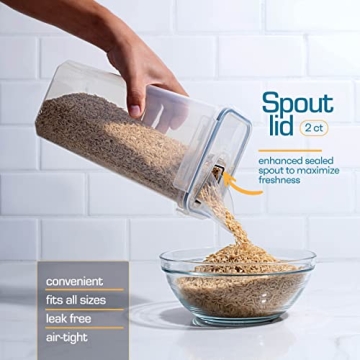 Storeganize 14pc Airtight Food Storage Containers with Lids