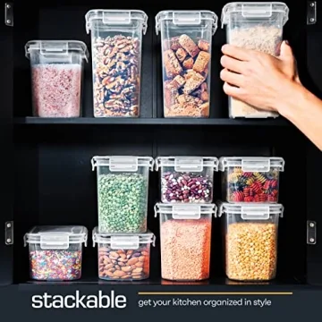 Storeganize 14pc Airtight Food Storage Containers with Lids
