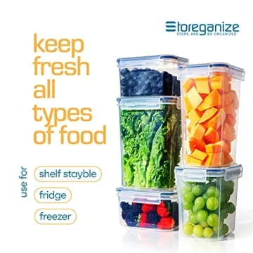 Storeganize 14pc Airtight Food Storage Containers with Lids