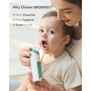 GROWNSY Nasal Aspirator for Babies with Music and Light