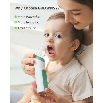 GROWNSY Nasal Aspirator for Babies with Music and Light