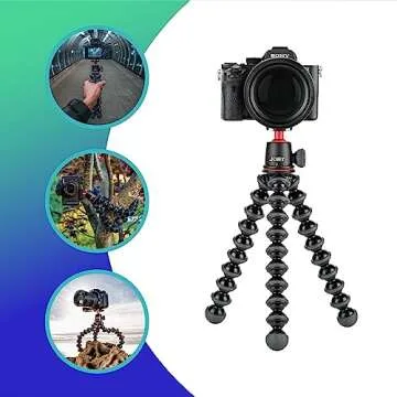 JOBY GorillaPod 3K: Premium Flexible Tripod for DSLR