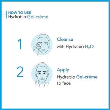 Bioderma - Face Cream - Hydrabio - Gel Cream Moisturizer - Provides Radiance - Cream Face Moisturizer for Normal to Combination Sensitive Skin, 1.33 Fl Oz (Pack of 1)