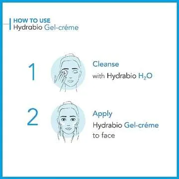 Bioderma - Face Cream - Hydrabio - Gel Cream Moisturizer - Provides Radiance - Cream Face Moisturizer for Normal to Combination Sensitive Skin, 1.33 Fl Oz (Pack of 1)