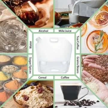 42 Gallons (16 pcs, 2.6 Gallons Each), Water Storage Containers, Emergency Water Storage,Collapsible Water Containers, for Fishing, Camping, Hiking&Survival Kit. (160L)