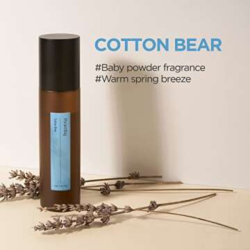 Pooretty Pre-Poo Aromatic Bathroom Toilet Spray, Potty Deodorizer, Neutralize Bad Odors (1.69 fl.oz.) - Soft Cotton & Baby Powder Scent