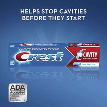 Crest Toothpaste Cavity Protection Cool Mint Gel - 3 Pack