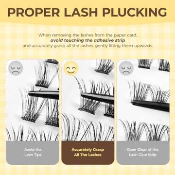 LASHVIEW Self Adhesive Lash Clusters Eyelashes,Press-on Lashes 10-16mm Individual Lash Extension Kit with Lash Tweezers,No Glue Needed Natural Self Adhesive DIY Eyelash Extension Kit (40PC)