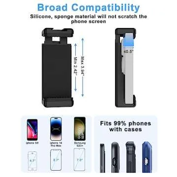 Herclear Phone Mount with Light for Content Creators