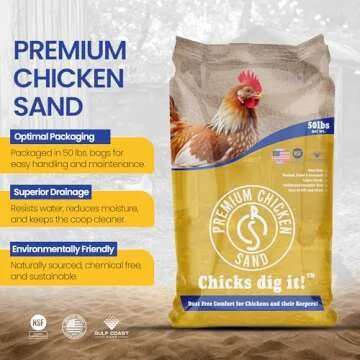 Premium Odor Eliminating Chicken Sand for Coops