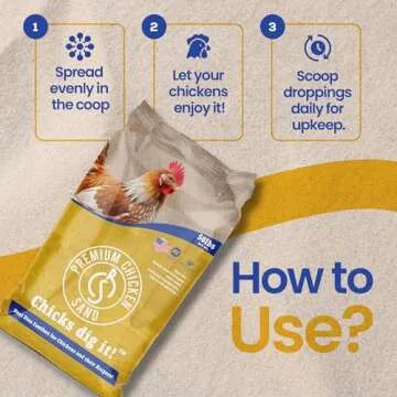 Premium Odor Eliminating Chicken Sand for Coops