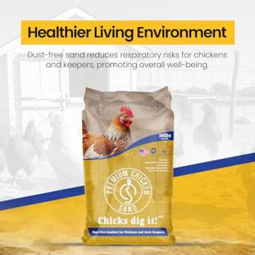 Premium Odor Eliminating Chicken Sand for Coops