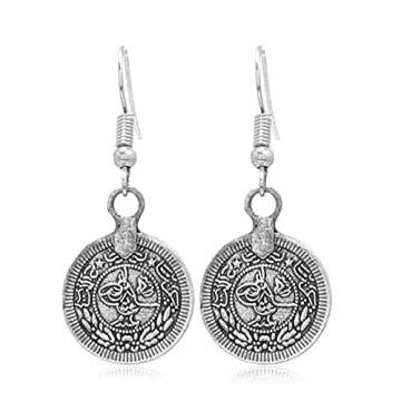 Coin Bib Metal Alloy Collors Statement Necklace For Women Silver Big Bohemian Vintage Chunky Tassel Necklaces Punk Ethnic Style Jewelry