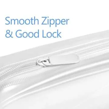 Stylish PACKISM Clear Makeup Bags for Effortless Travel