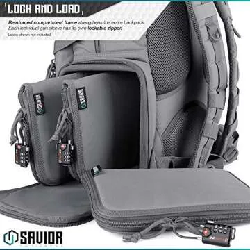 Savior Mobile Arsenal 19L Tactical Range Backpack Pistol Case